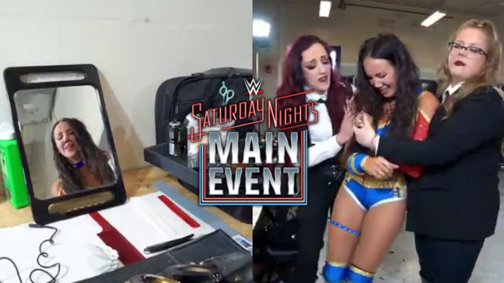 Chelsea Green backstage after SNME (Images via Chelsea