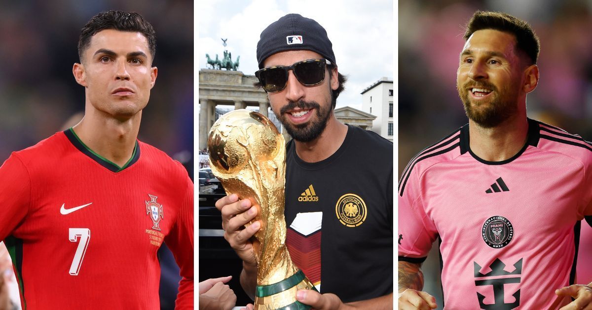L to R: Cristiano Ronaldo, Sami Khedira, and Lionel Messi (All images sourced from Getty)