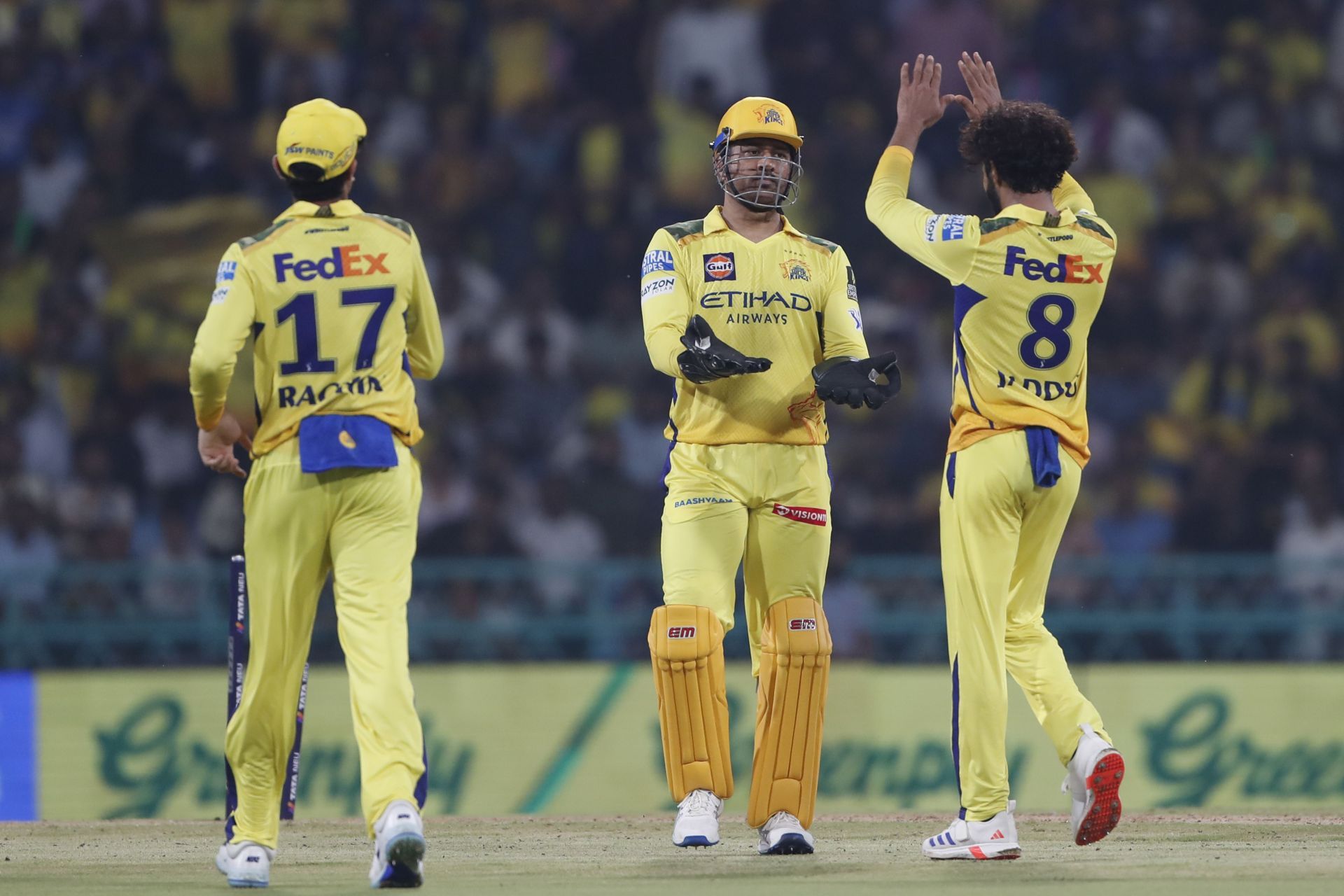 Ravindra Jadeja has played most of his CSK and India career under MS Dhoni [Credit: Getty]