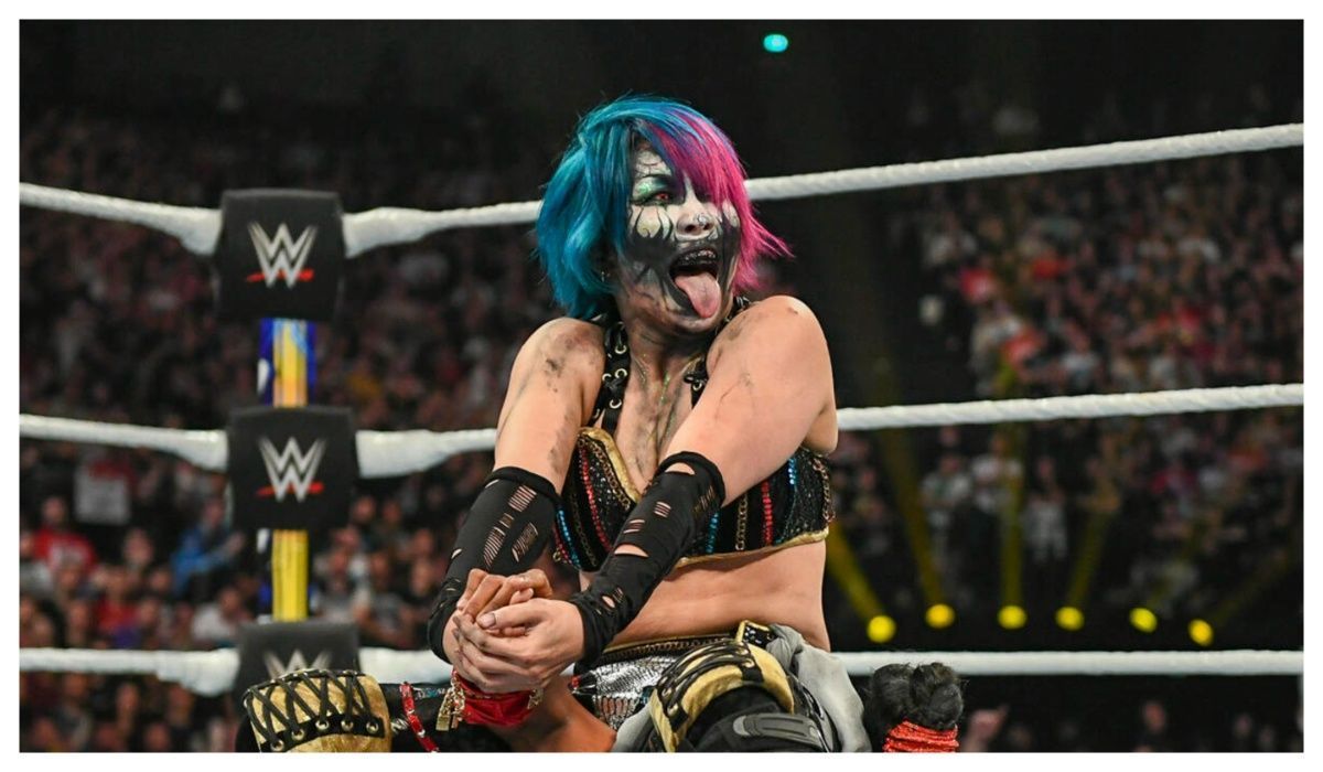 Asuka has been absent from WWE programming for over a year. (Image via WWE.com)