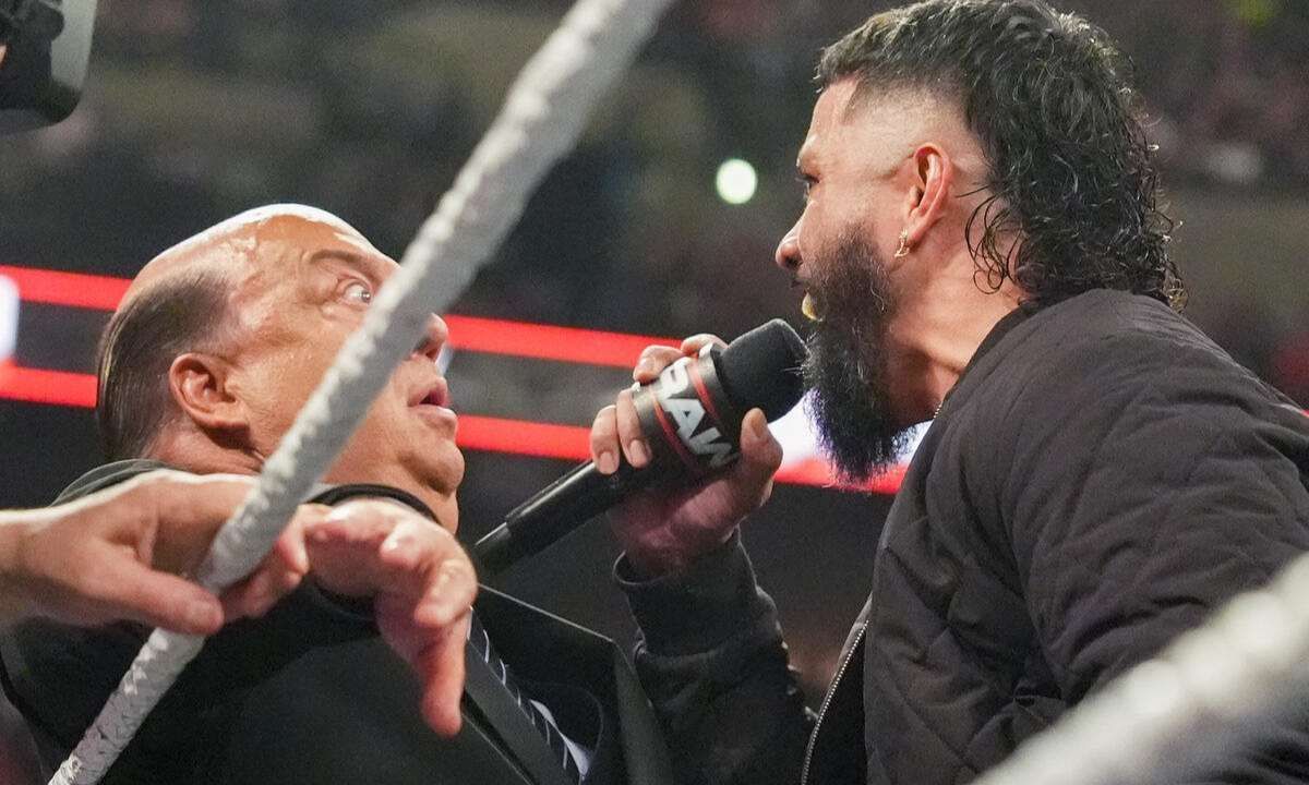 WWE superstar, Jey Uso with Paul Heyman  on RAW. [Photo credit: WWE.com]