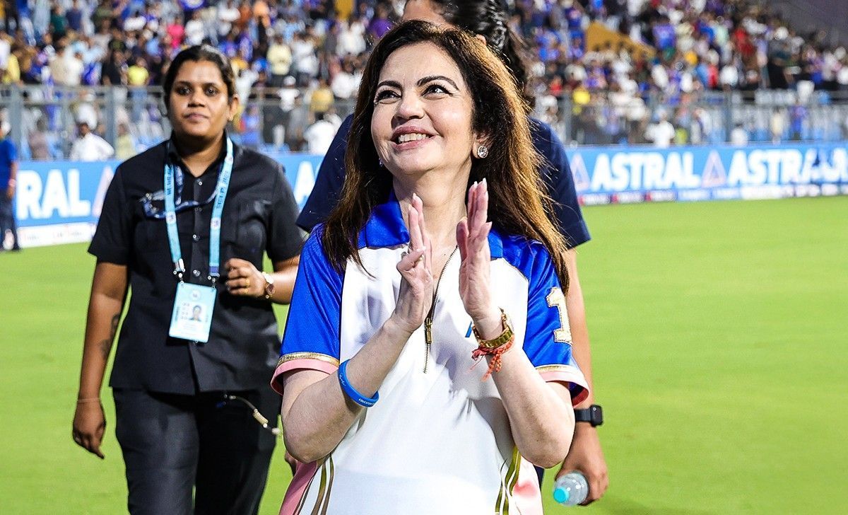 Nita Ambani. (Image Credits: Mumbai Indians X)