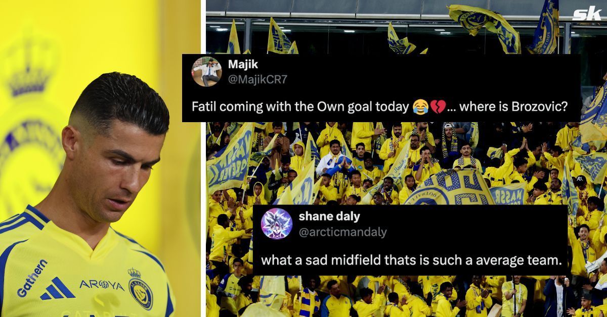 Fans unhappy with Cristiano Ronaldo-led Al-Nassr&rsquo;s line-up vs Al Fateh in final game of SPL season - Image (Getty, X/@MajikCR&amp;, @atrticmandaly)