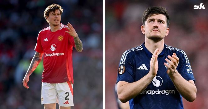 Manchester United star Victor Lindelof celebrates performance from Harry Maguire with cheeky 2-word comment after 3-0 win over Athletic Club