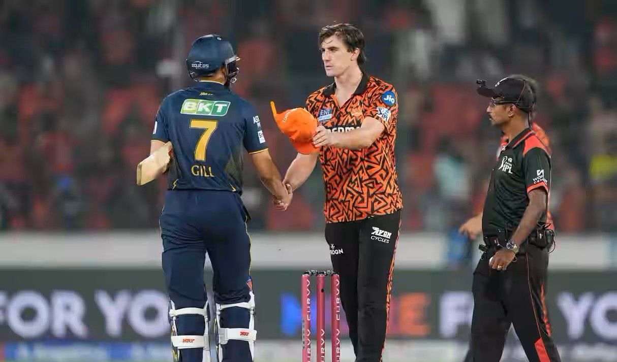 शुभमन गिल और पैट कमिंस (Photo Credit - IPLT20.COM)