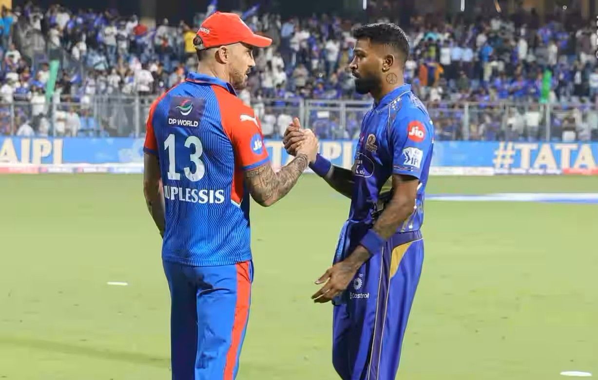 फाफ डू प्लेसी और हार्दिक पांड्या (Photo Credit - IPLT20.COM)