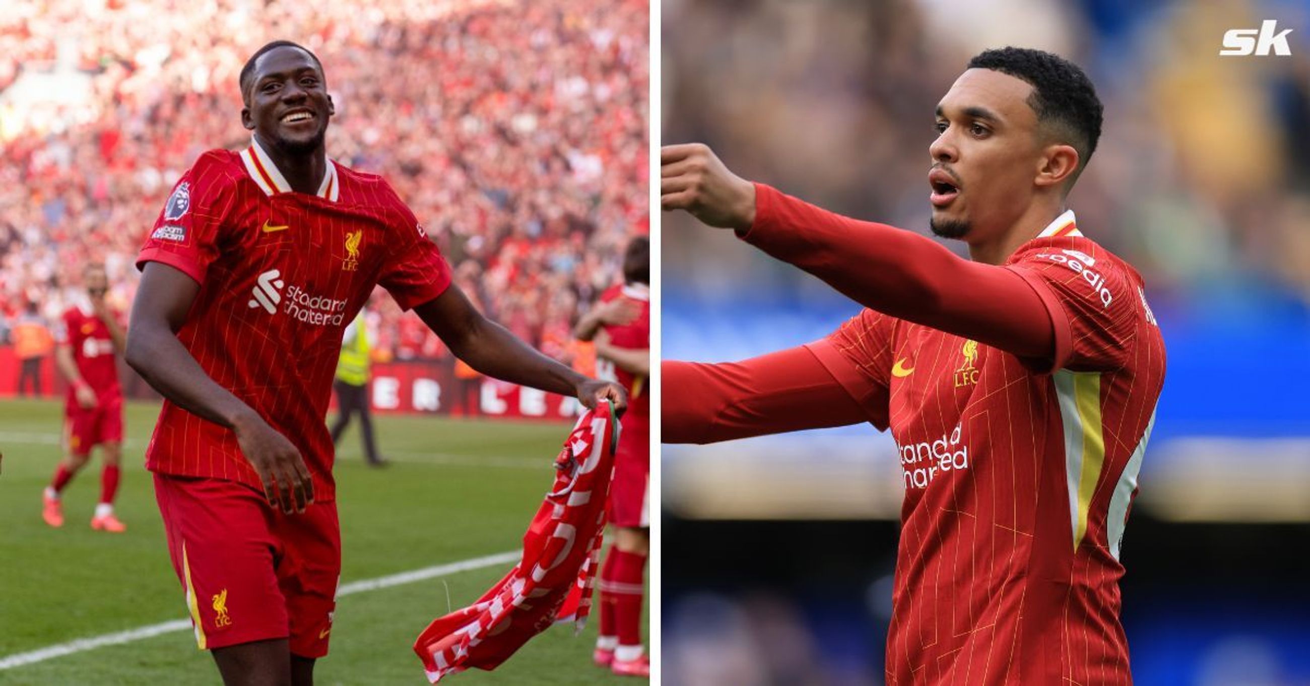 Ibrahima Konate recently commented under one of Trent Alexander-Arnold