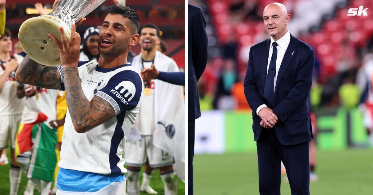 Cristian Romero (left) and Daniel Levy