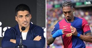 "I am seeing a level of play that surprises me" - Luis Suarez names 2 Barcelona stars who have surprised him more than Raphinha