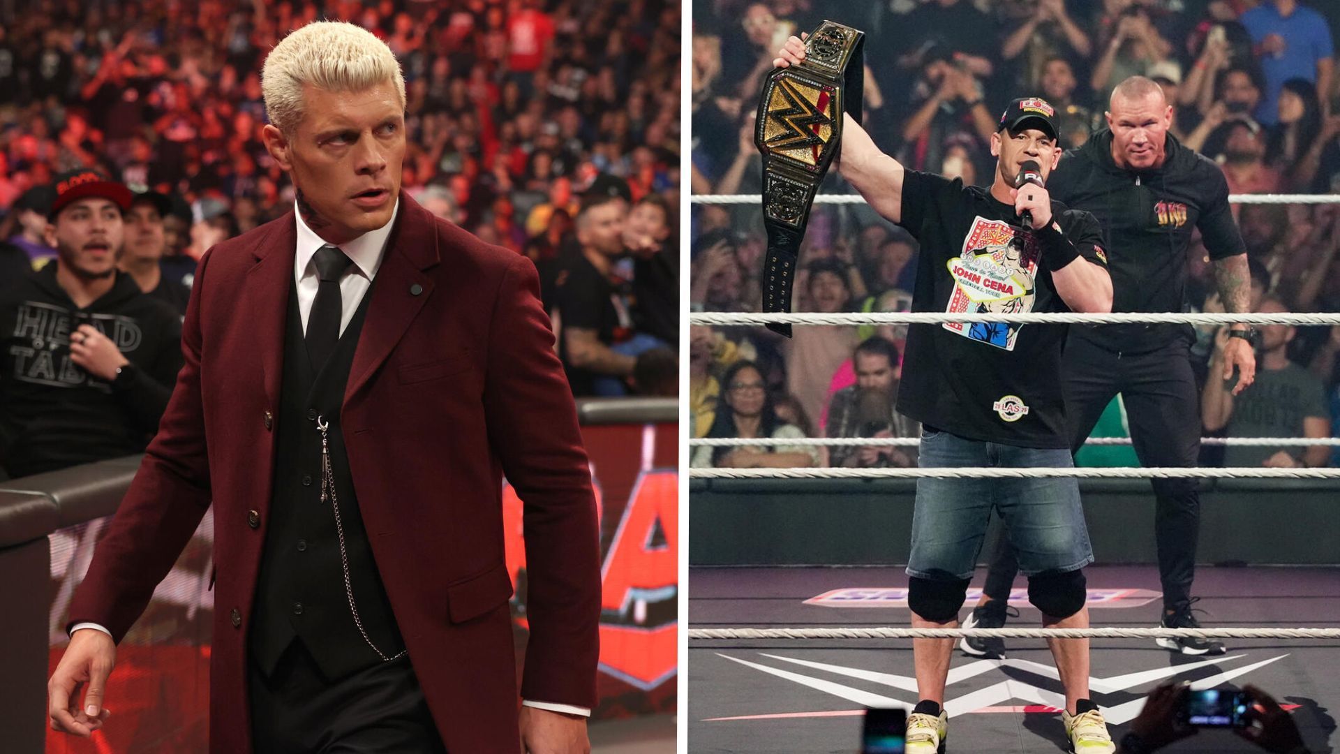 Cody Rhodes, John Cena, and Randy Orton are multi-time champions [Image Credits: WWE.com]