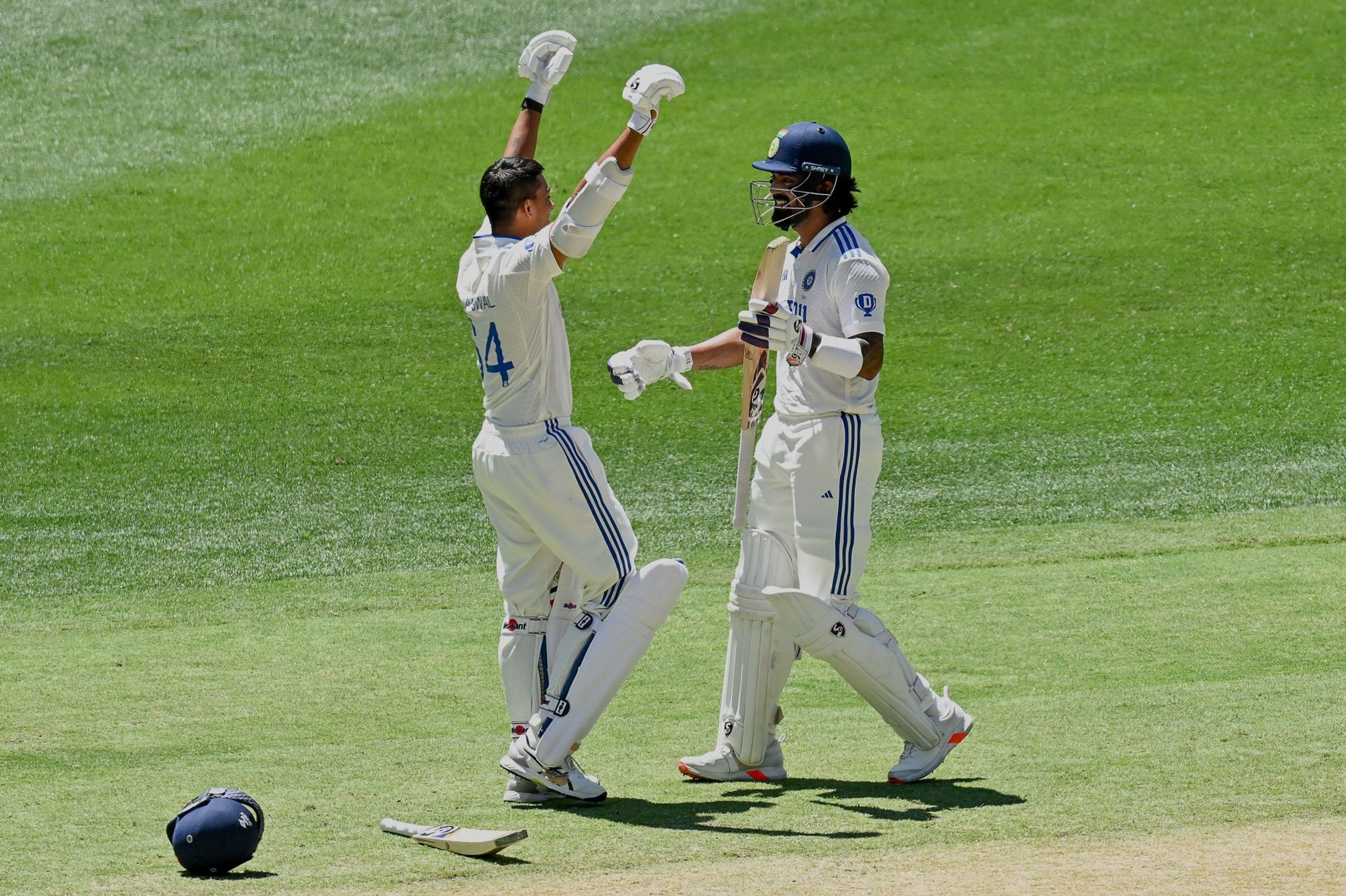 The KL Rahul-Yashasvi Jaiswal opening combination could be back for India in England. [Credit: Getty]