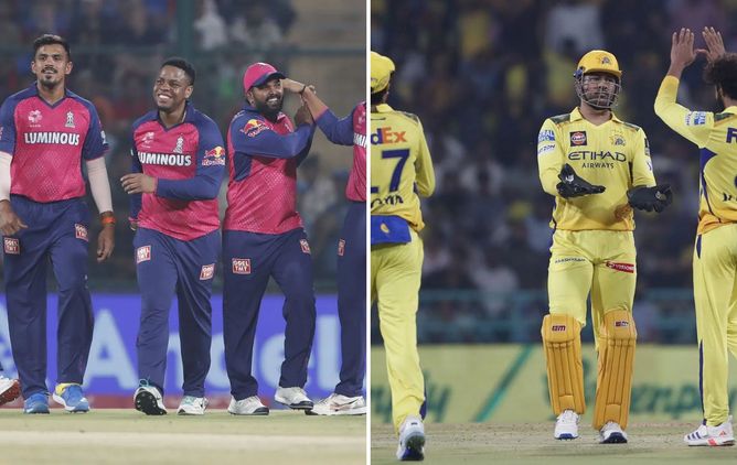 RR or CSK - which team has disappointed more so far in IPL 2025?
