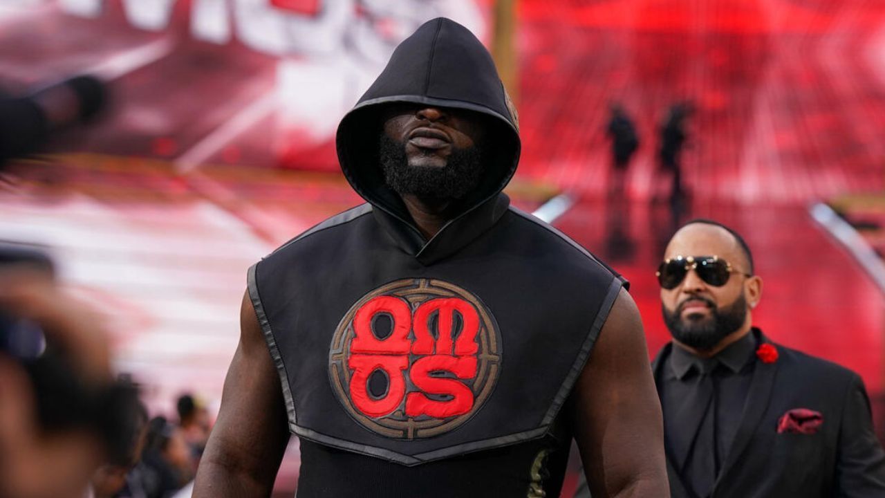 Omos is former WWE Tag Team Champion! (Credits: WWE.Com)