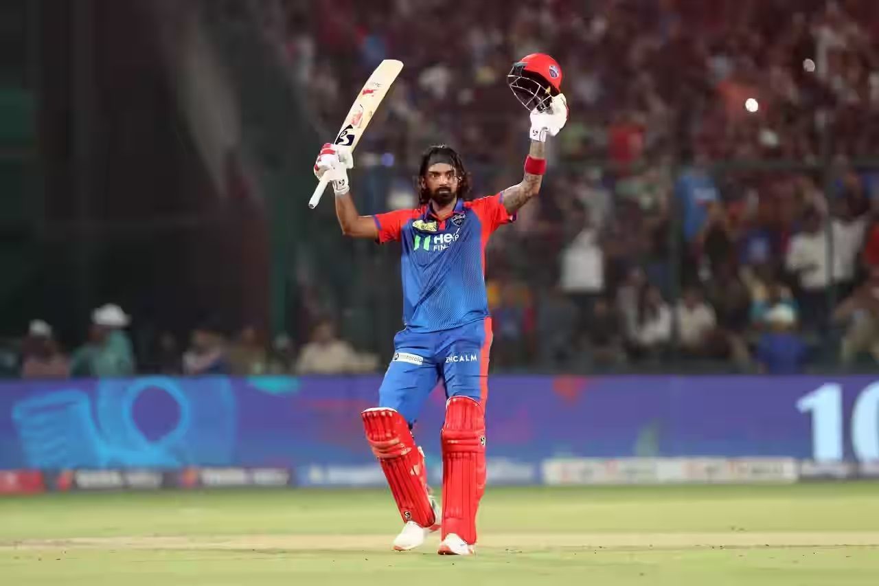 KL Rahul scored an unbeaten century in DC&#039;s IPL 2025 clash against GT. [P/C: iplt20.com]