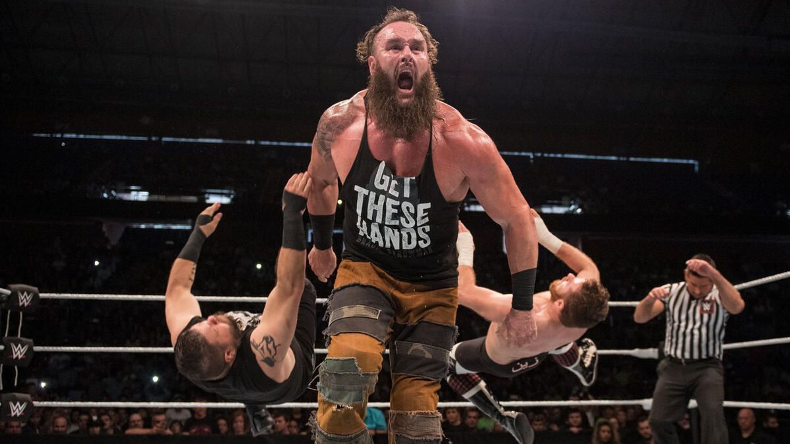 Brute strength courtesy of Braun Strowman! [Image from WWE.com]