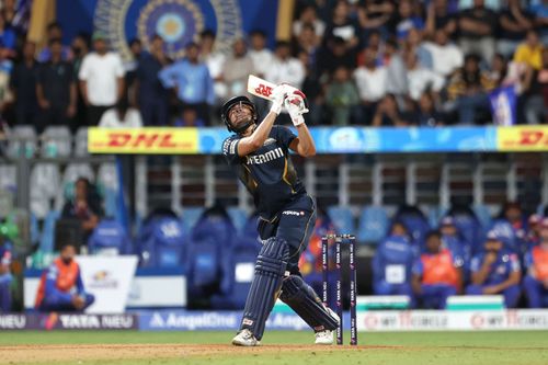 Shubman Gill top-scored for GT with a 46-ball 43 in their IPL 2025 clash against MI. [P/C: Getty]