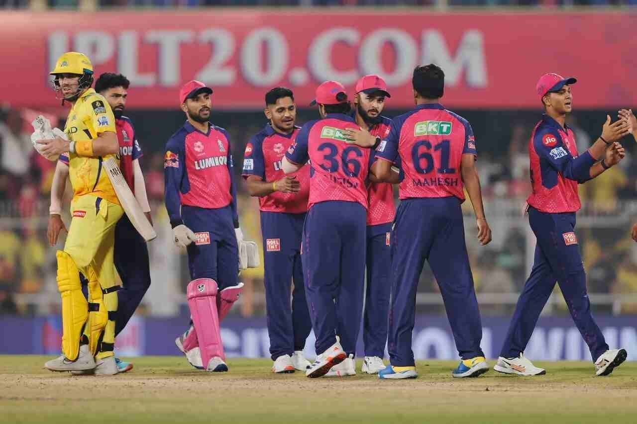 RR won their IPL 2025 home game against CSK. [P/C: iplt20.com]