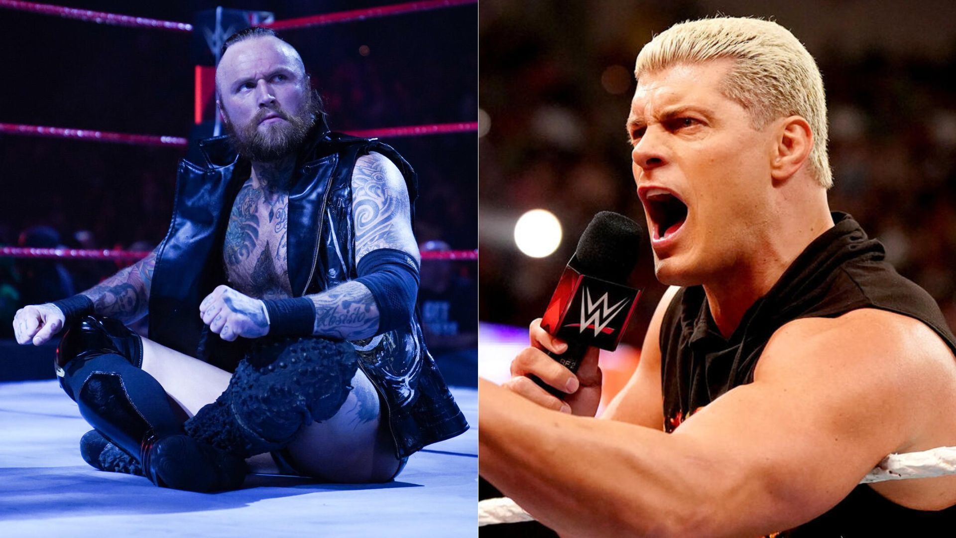 Aleister Black (left); Cody Rhodes (right) [Image Credits: wwe.com]