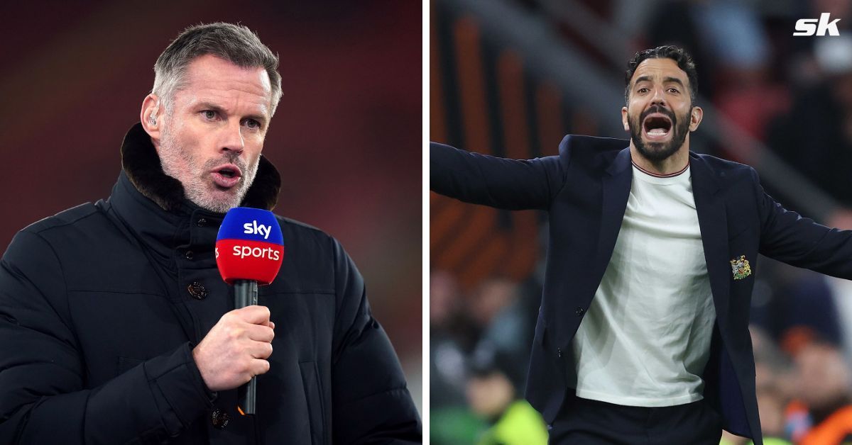 Jamie Carragher and Ruben Amorim