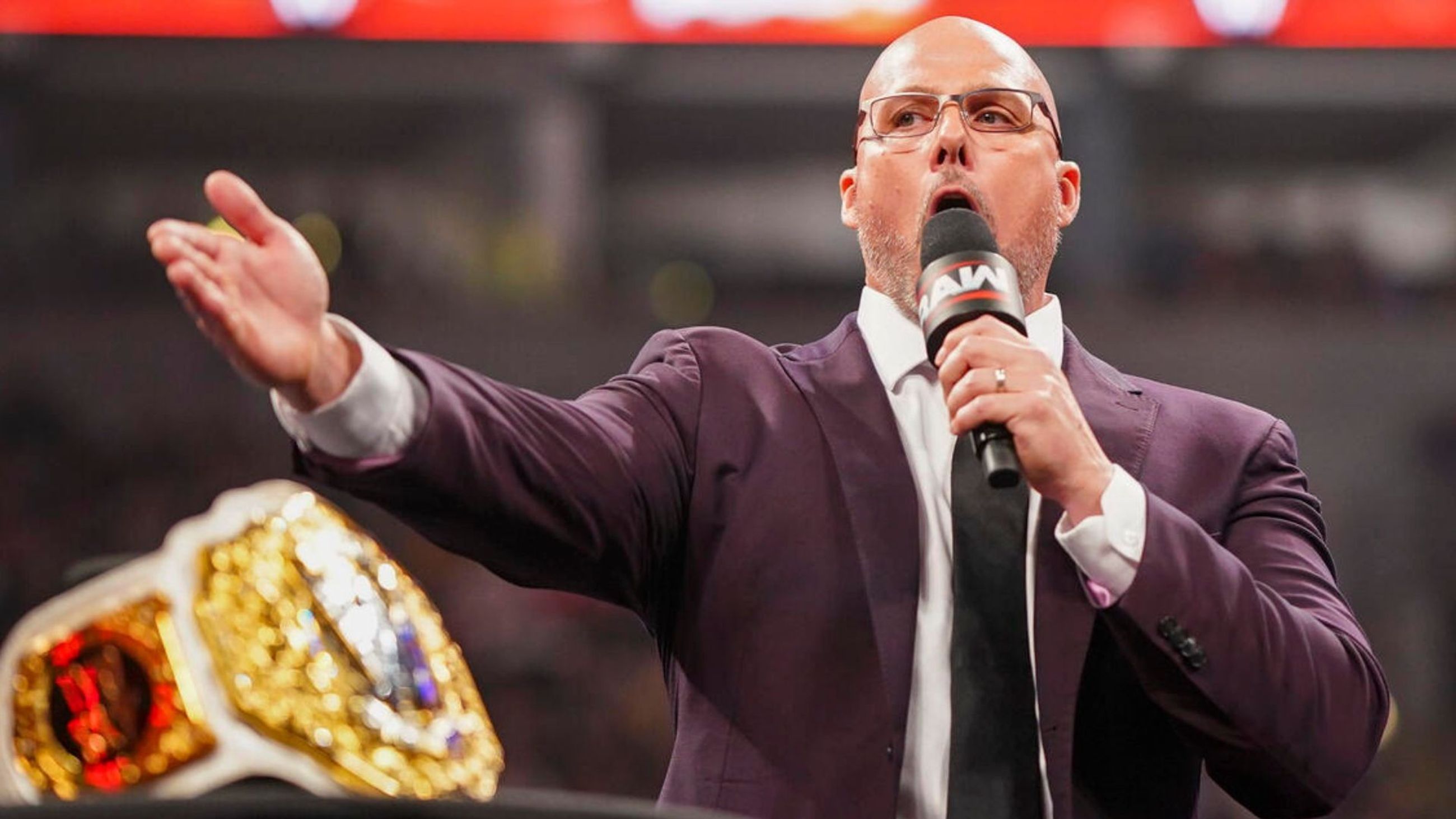 Pearce is the General Manager of RAW. [Image credit: WWE.com]