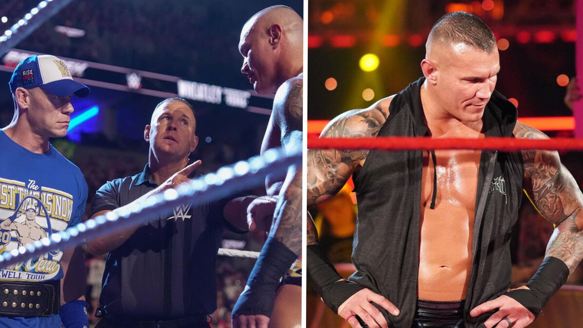 Randy Orton and John Cena competed at WWE Backlash [Image Credits: WWE.com]