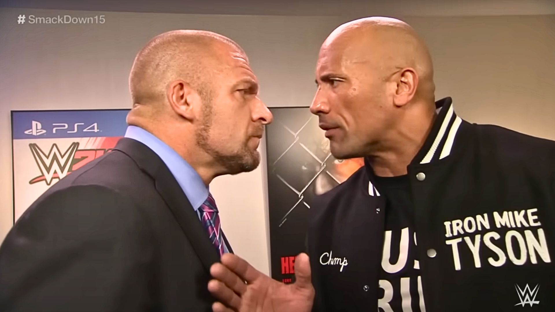 The Rock and Triple H were rivals during the Attitude Era [Image: WWE.com]