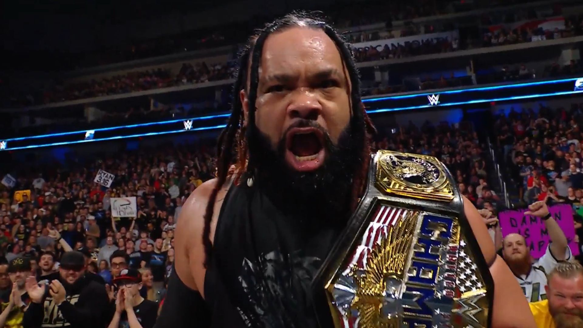 Jacob Fatu won the United States Championship against LA Knight at WrestleMania 41 [Image Credits: WWE