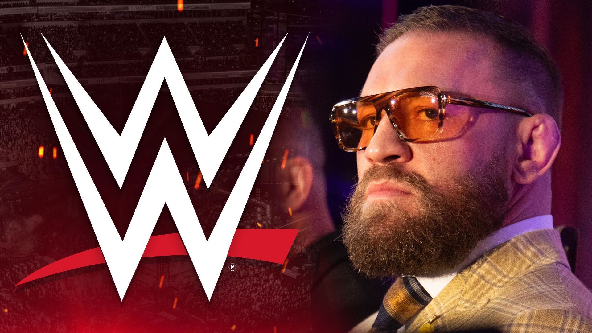 WWE Logo and Conor McGregor! (Credits: WWE.Com &amp; Conor McGregor