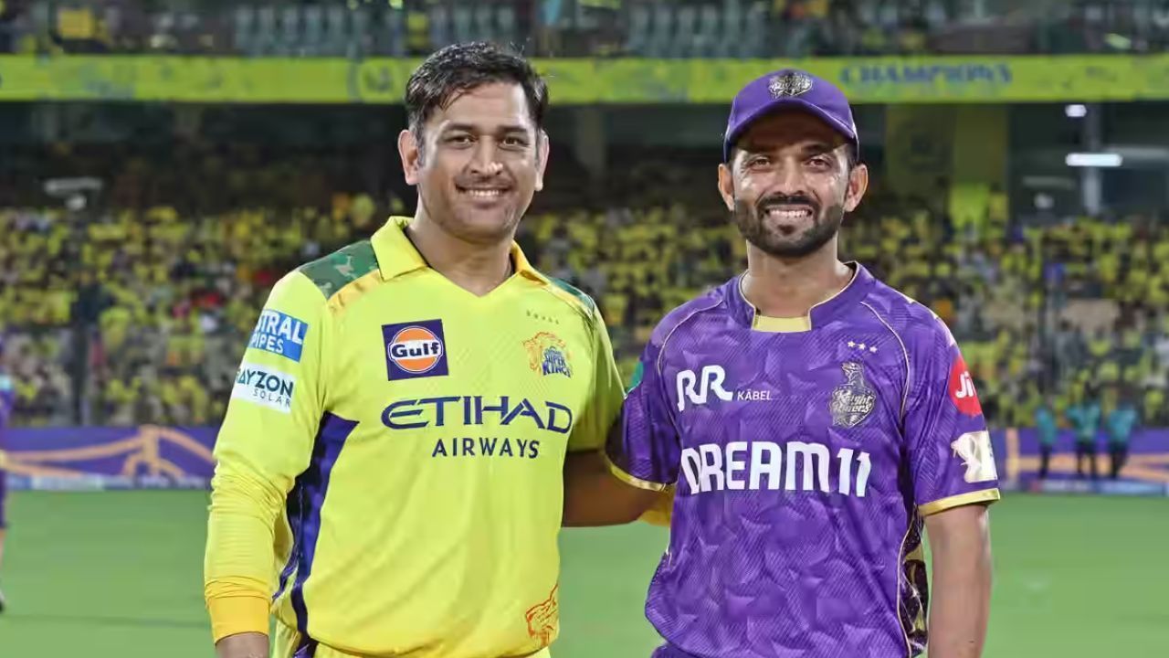 IPL 2025, KKR vs CSK, MS Dhoni, Ajinkya Rahane