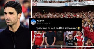 "Welp we're sc**wed", "We're losing this" - Arsenal fans left perplexed as star man absent from squad for Liverpool clash
