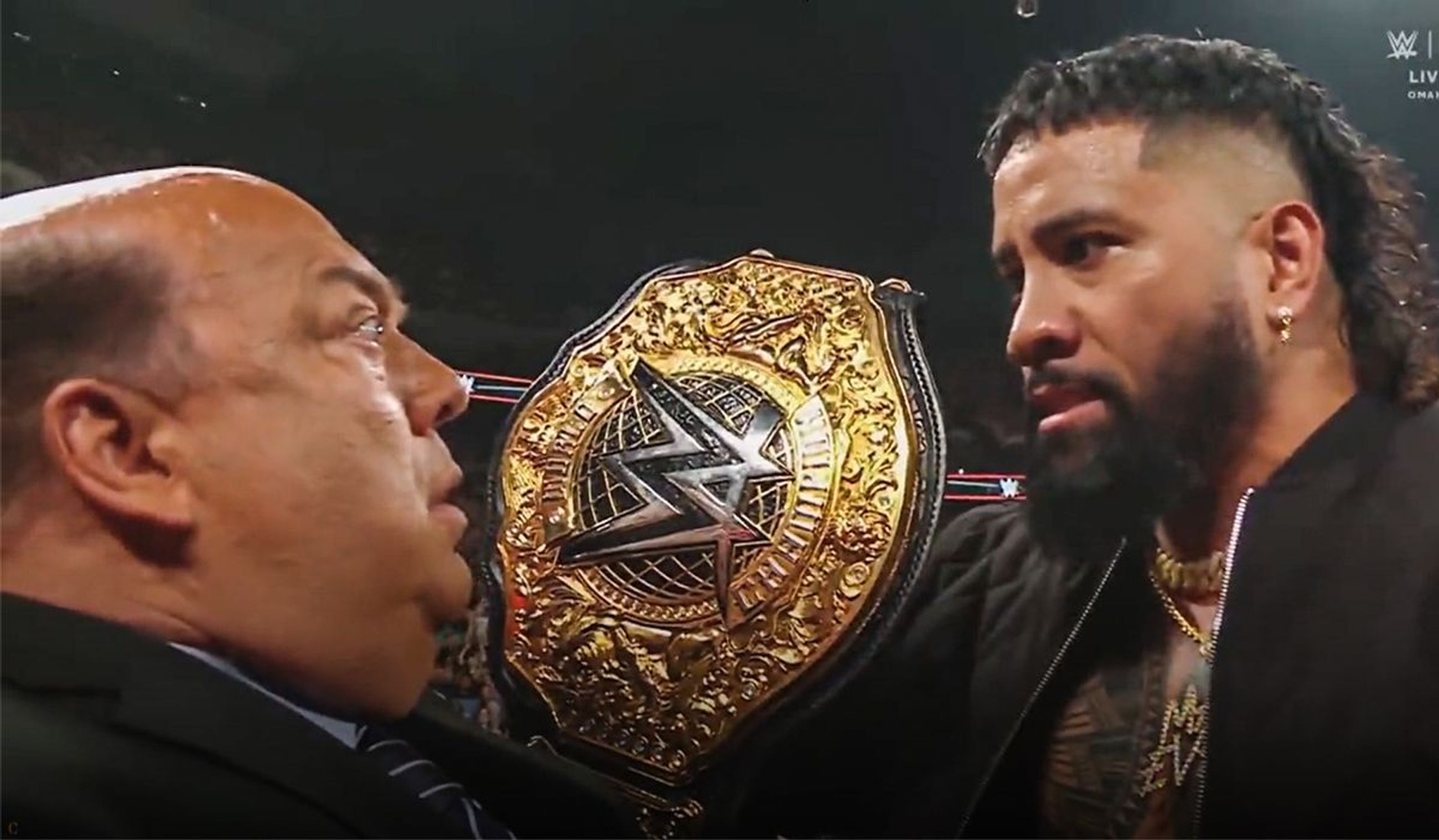 Jey Uso will defend his World title against Seth Rollins in RAW tonight. [Image credits: Netflix.com]