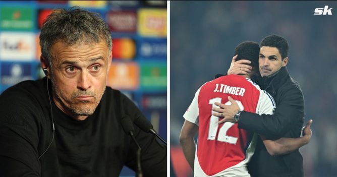 PSG boss Luis Enrique responds after Mikel Arteta claims Arsenal were best team in Champions League despite semi-final exit