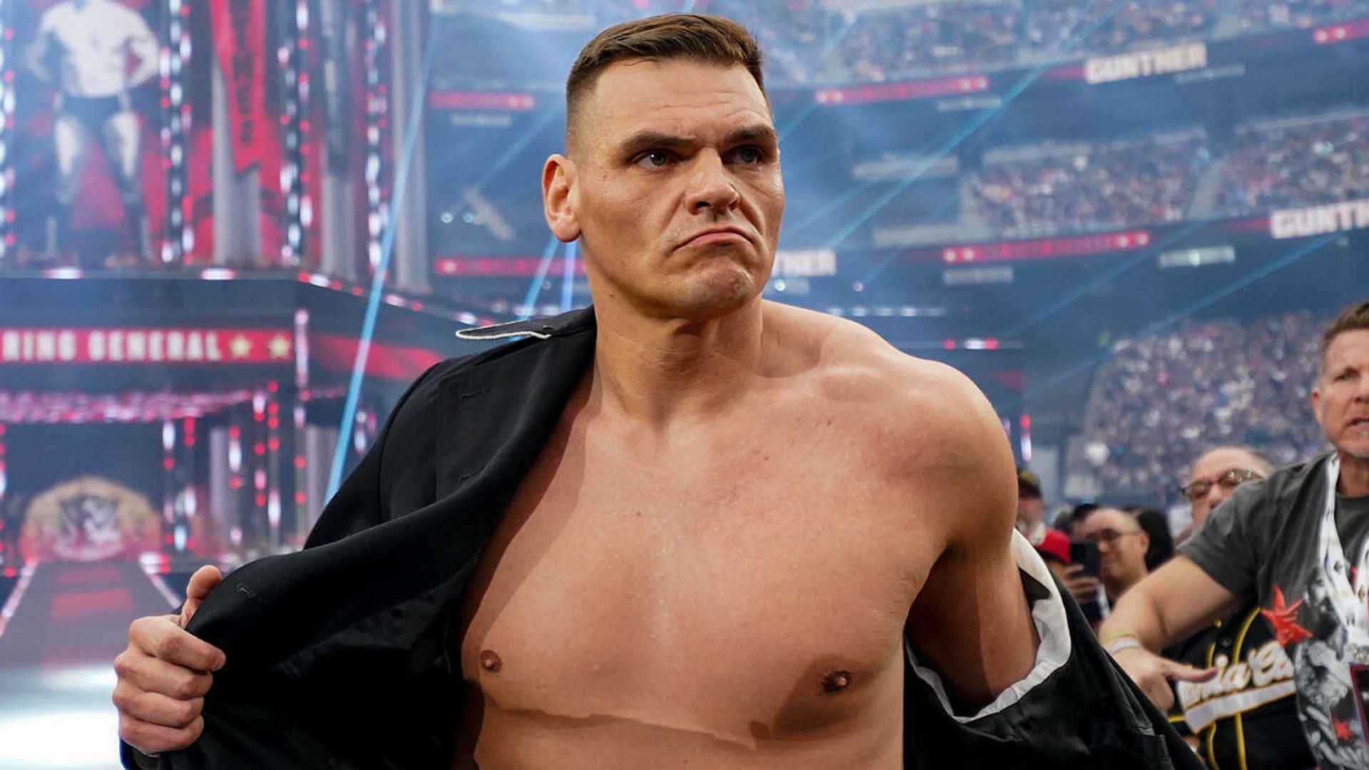 Gunther at WrestleMania 41! [Image credit: WWE.com]