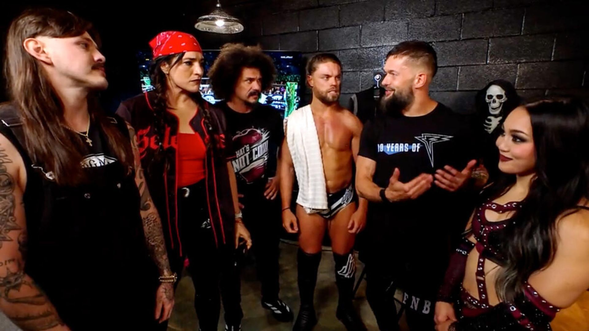 The Judgment Day with Roxanne Perez (Image Credits: WWE.com)