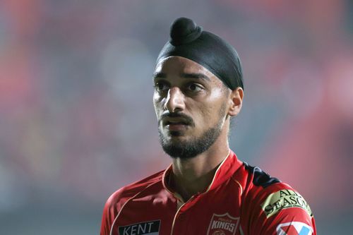 Arshdeep Singh wrecked LSG's top-order. (Credits: Getty)