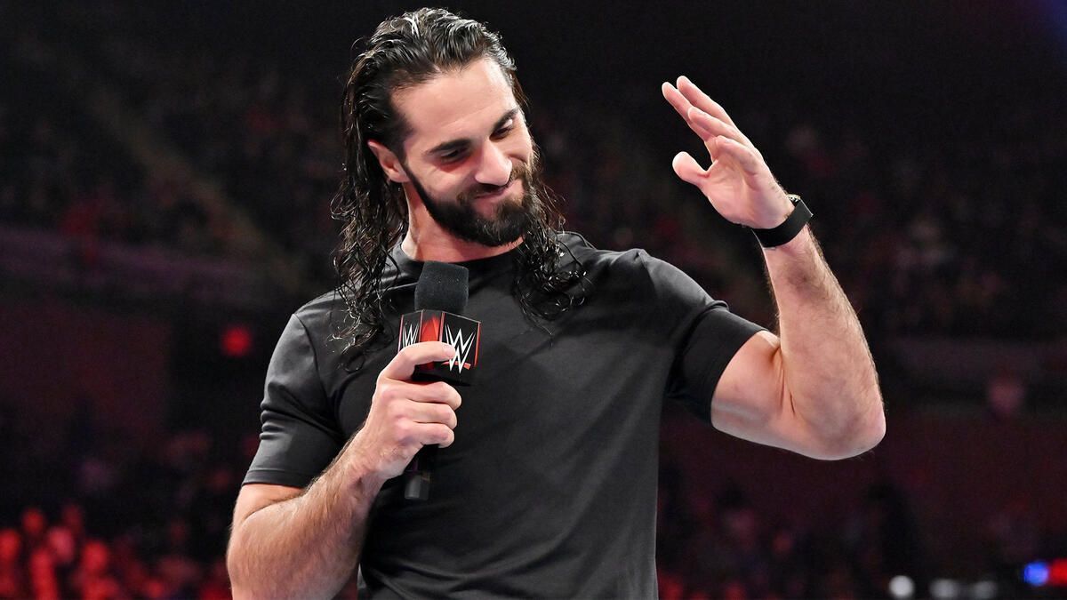 Seth Rollins is ready! (image via WWE)