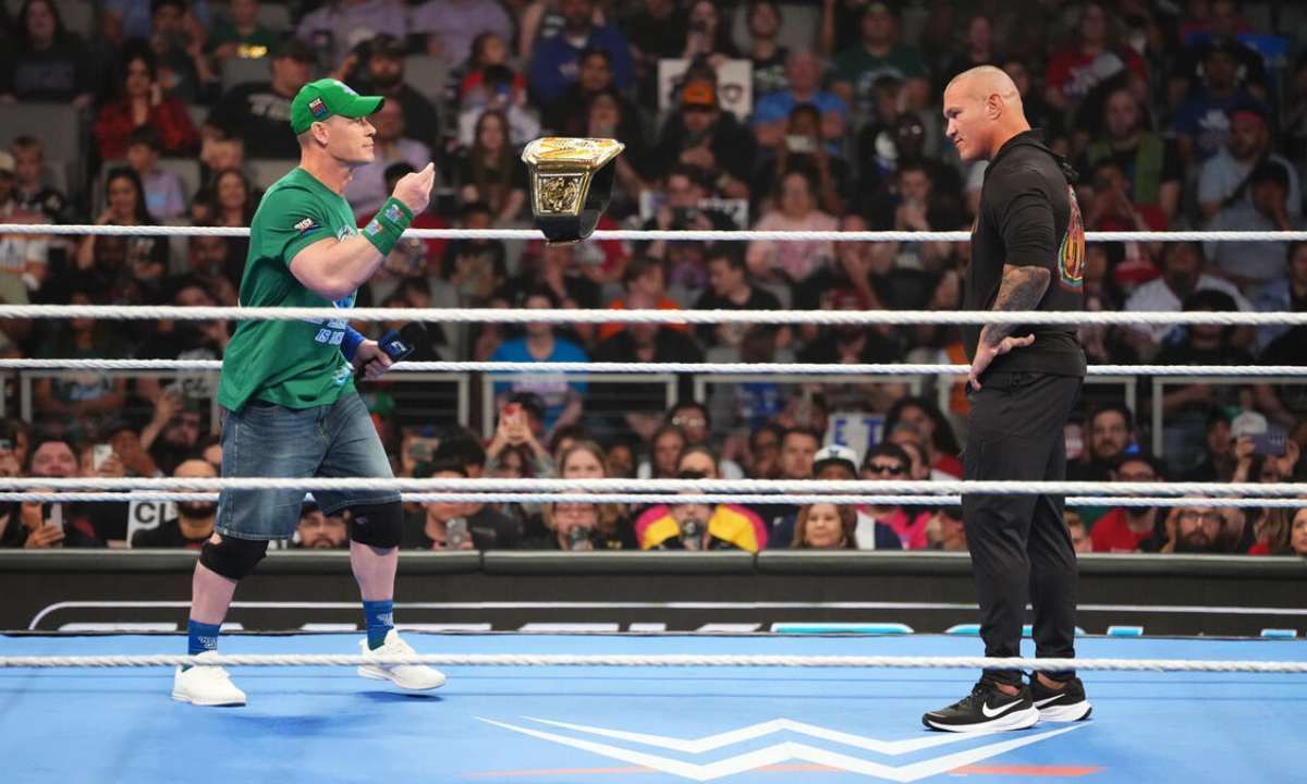 WWE Undisputed Champion John Cena will defend his title against Randy Orton at Backlash. [Photo credit:  WWE.com]