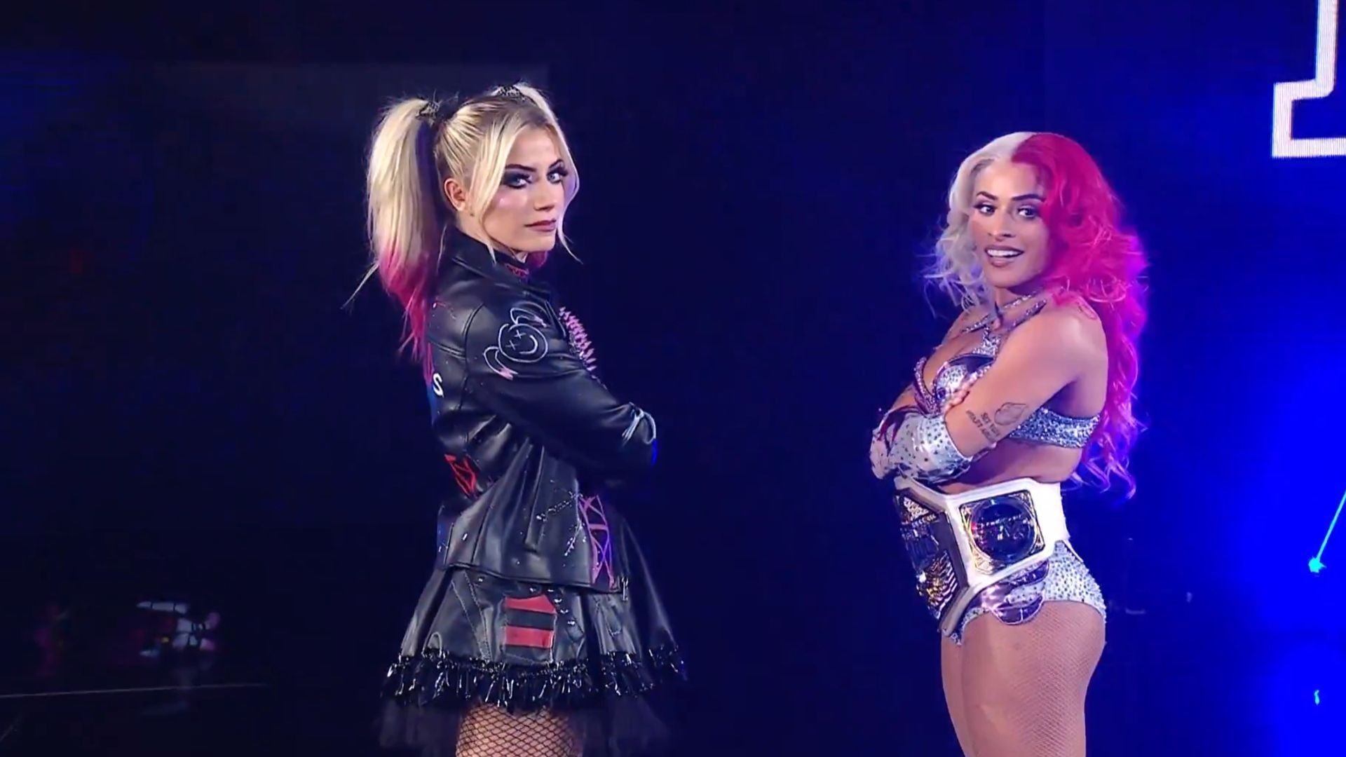 Alexa Bliss (left) and Zelina Vega (right) [Image Credits: WWE