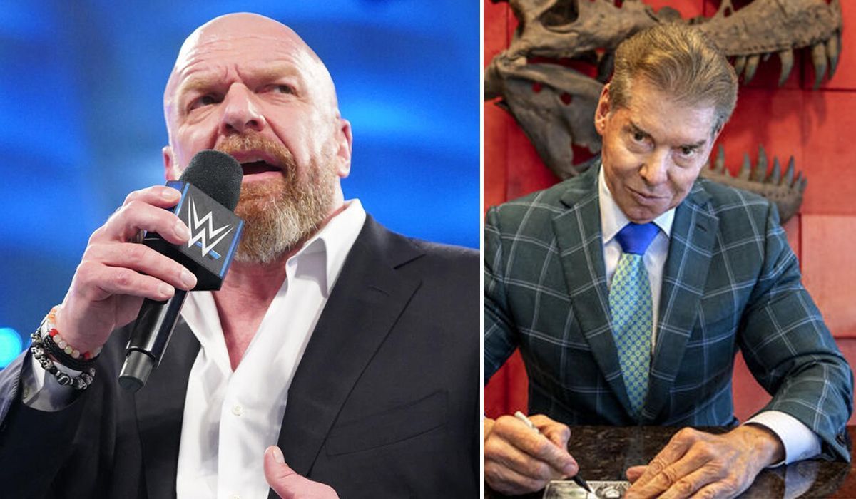 Triple H (left), Vince McMahon (right). [Photo credits: WWE.com]