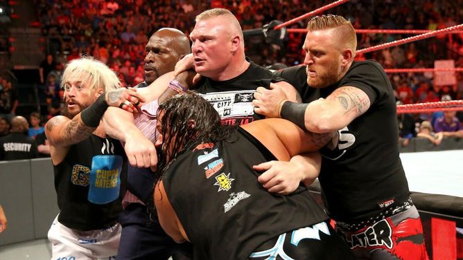 On-air confrontation with Brock Lesnar was "beginning of the end" for released WWE star, says 21-time champion