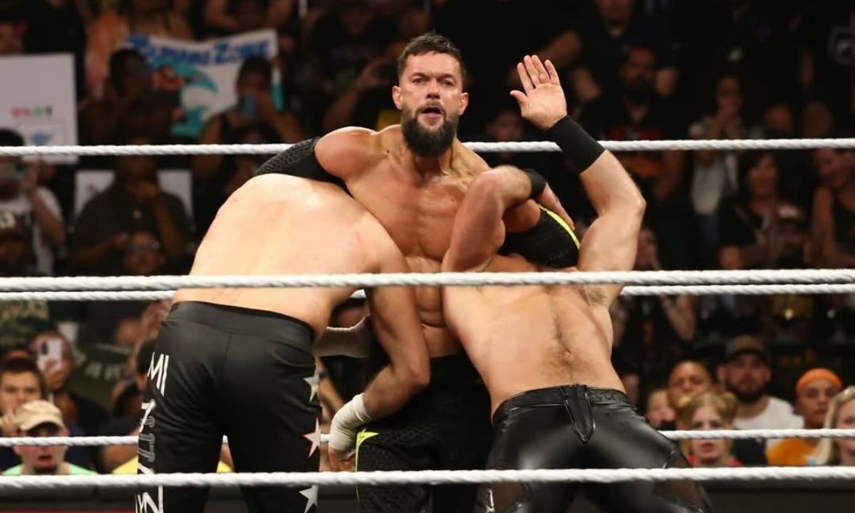 WWE superstar, Finn Balor during the triple-threat match on RAW this week. [Photo credit: Finn Balor