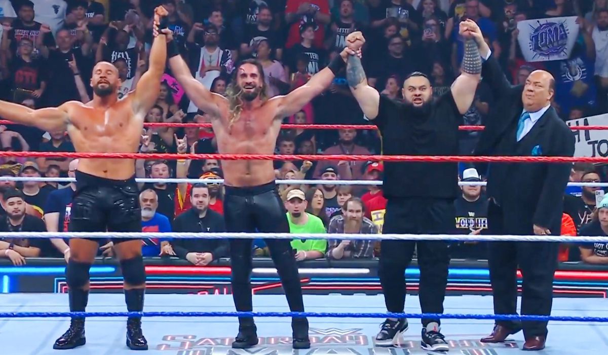 Bronson Reed is back at SNME. [Image credits: WWE on X]