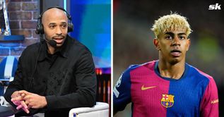 “Barcelona, Arsenal, whatever you want” - Lamine Yamal strikes agreement with Thierry Henry ahead of El Clasico after he shines in Champions League