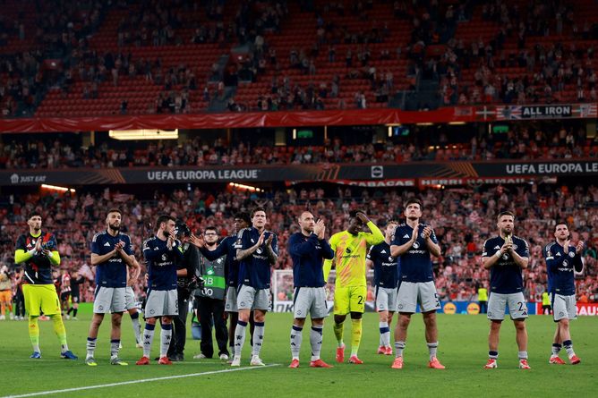 Athletic Club 0-3 Manchester United: United player ratings as Red Devils take a commanding first-leg lead | UEFA Europa League 2024-25