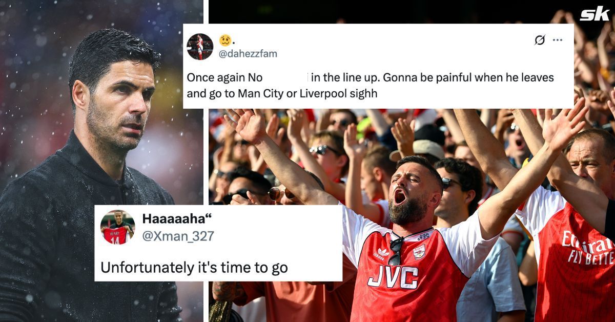 Arsenal fans have reacted on X
