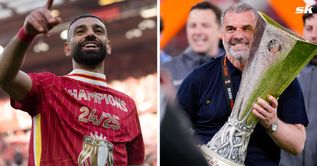 "He did say he'd win in his second season" – Liverpool ace Mohamed Salah reacts to Ange Postecoglou winning UEFA Europa League with Tottenham Hotspur