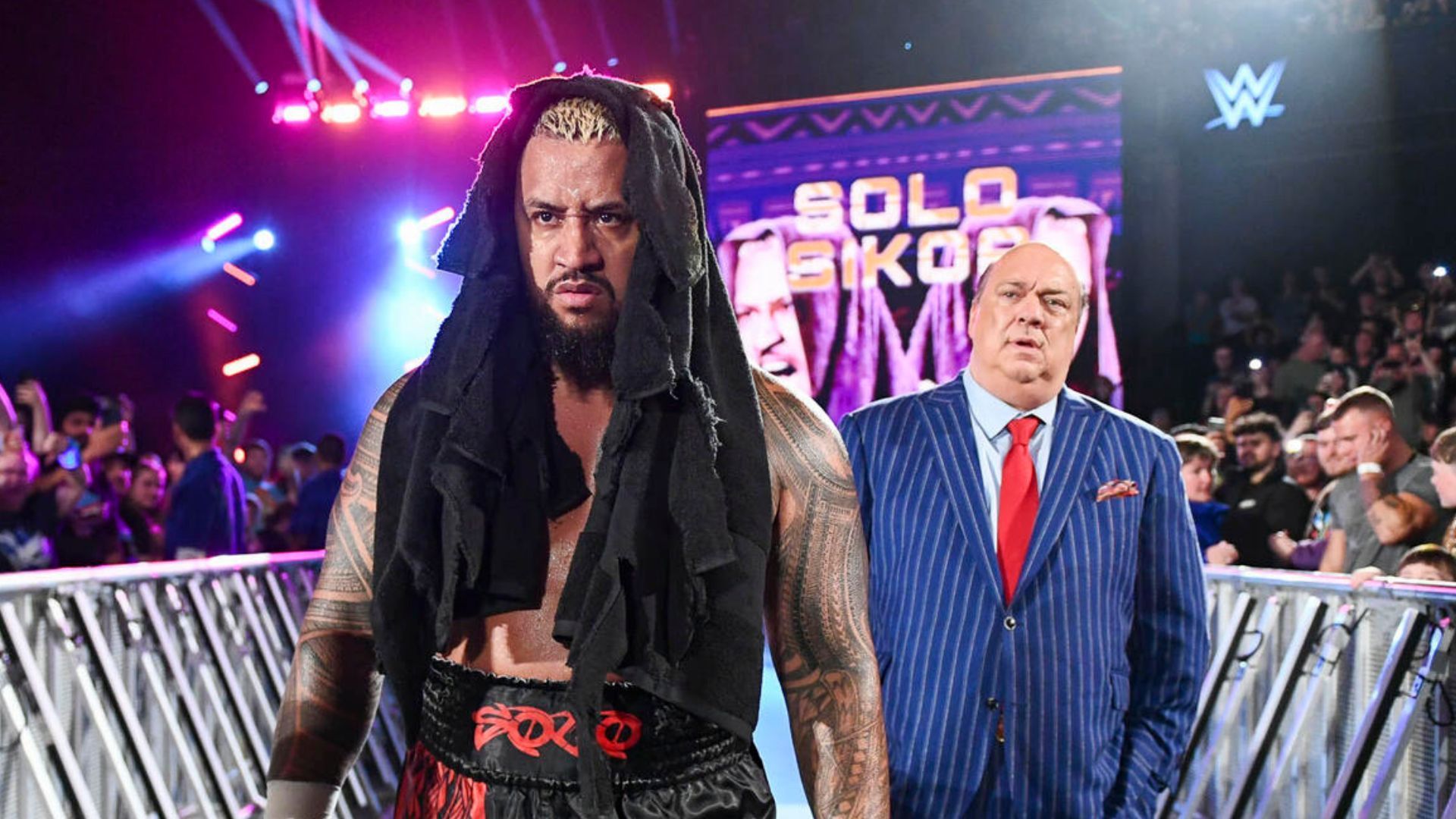 Solo Sikoa and Paul Heyman on SmackDown! [Image credit: WWE.com]