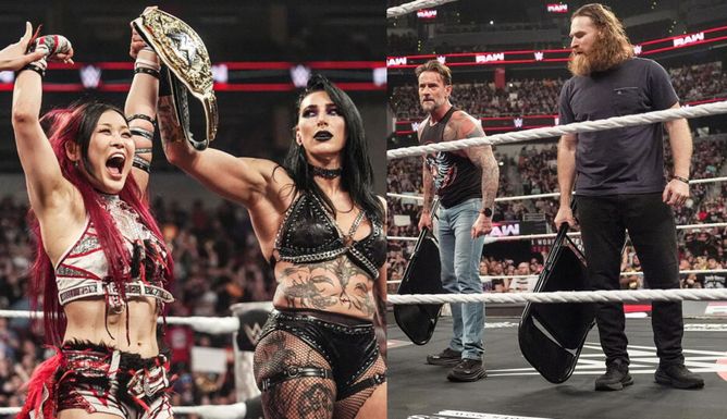 WWE Raw रिजल्ट्स: CM Punk के बड़े मैच का ऐलान, वर्ल्ड चैंपियन पर हुआ अटैक, मेन इवेंट में फेमस स्टार्स को मिली शानदार जीत