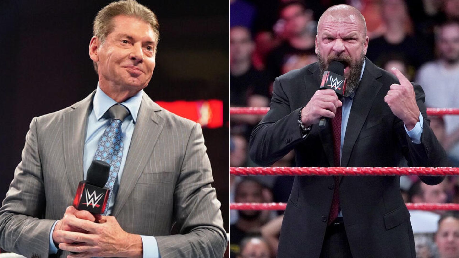Vince McMahon (left); Triple H (right) [Image Credits: wwe.com]