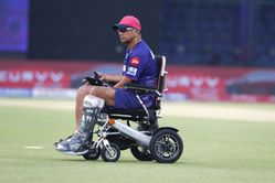 Robo dog Champak impresses RR head coach Rahul Dravid with its skills amid IPL 2025 [Watch]
